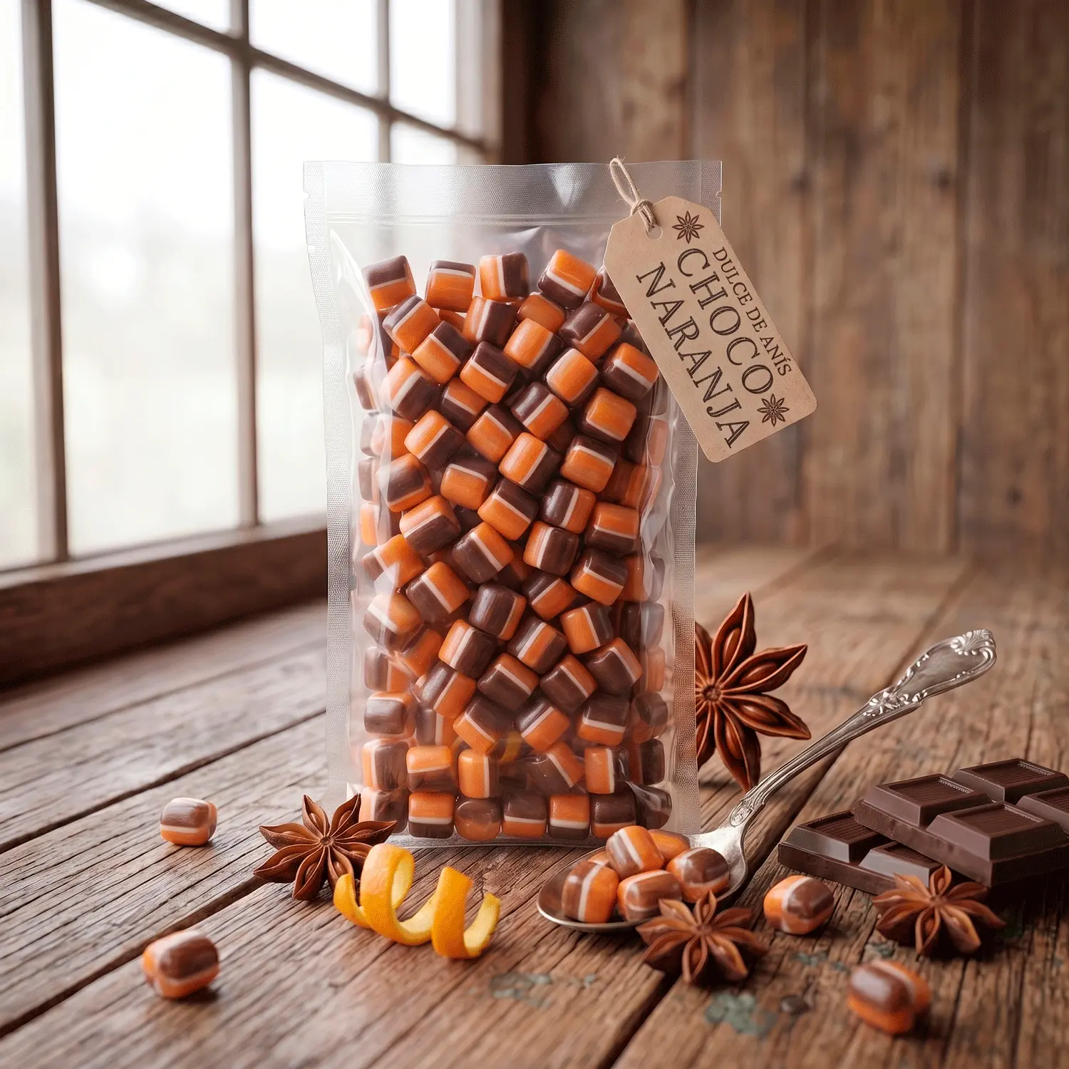 dulce-anis-choco-naranja Dulce de anís choco naranja - Imagen 1